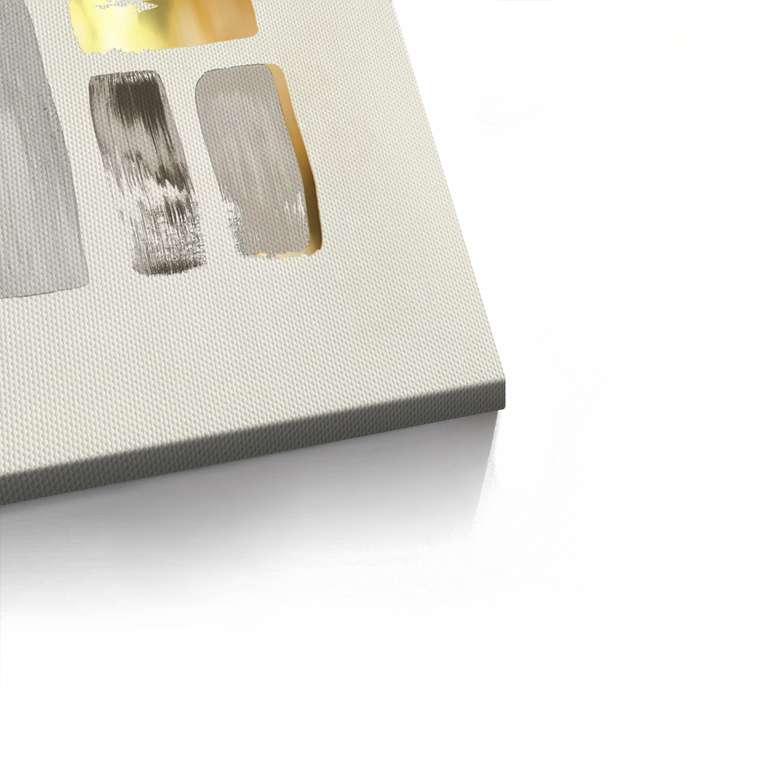 2Abstract Brushstroke Set of 2 - Canvas