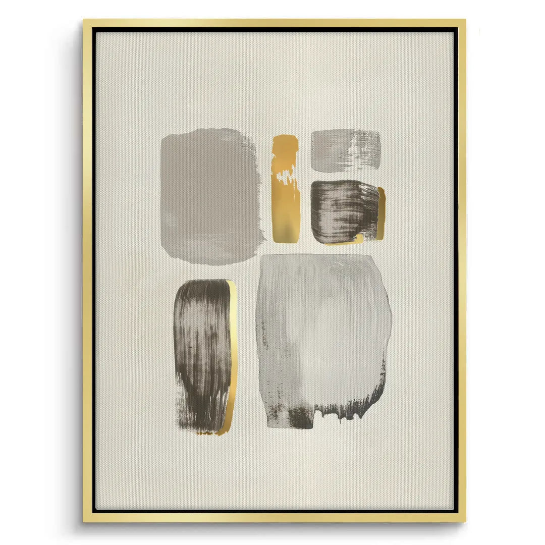 2Abstract Brushstroke Set of 2 - Canvas