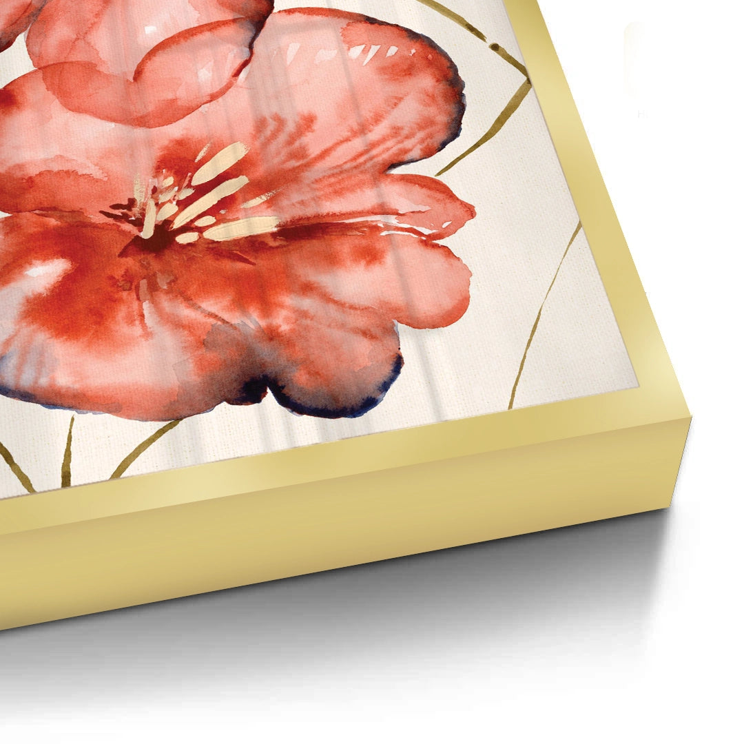 2Abstract Coral Flower - Fine Art