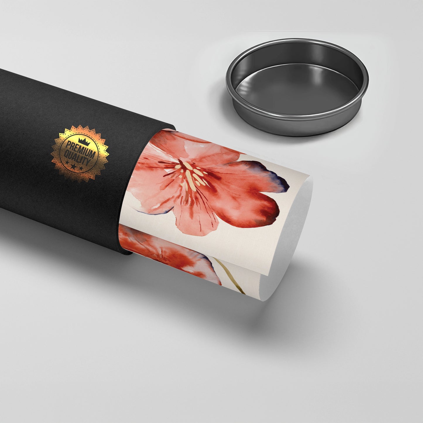 2Abstract Coral Flower - Poster