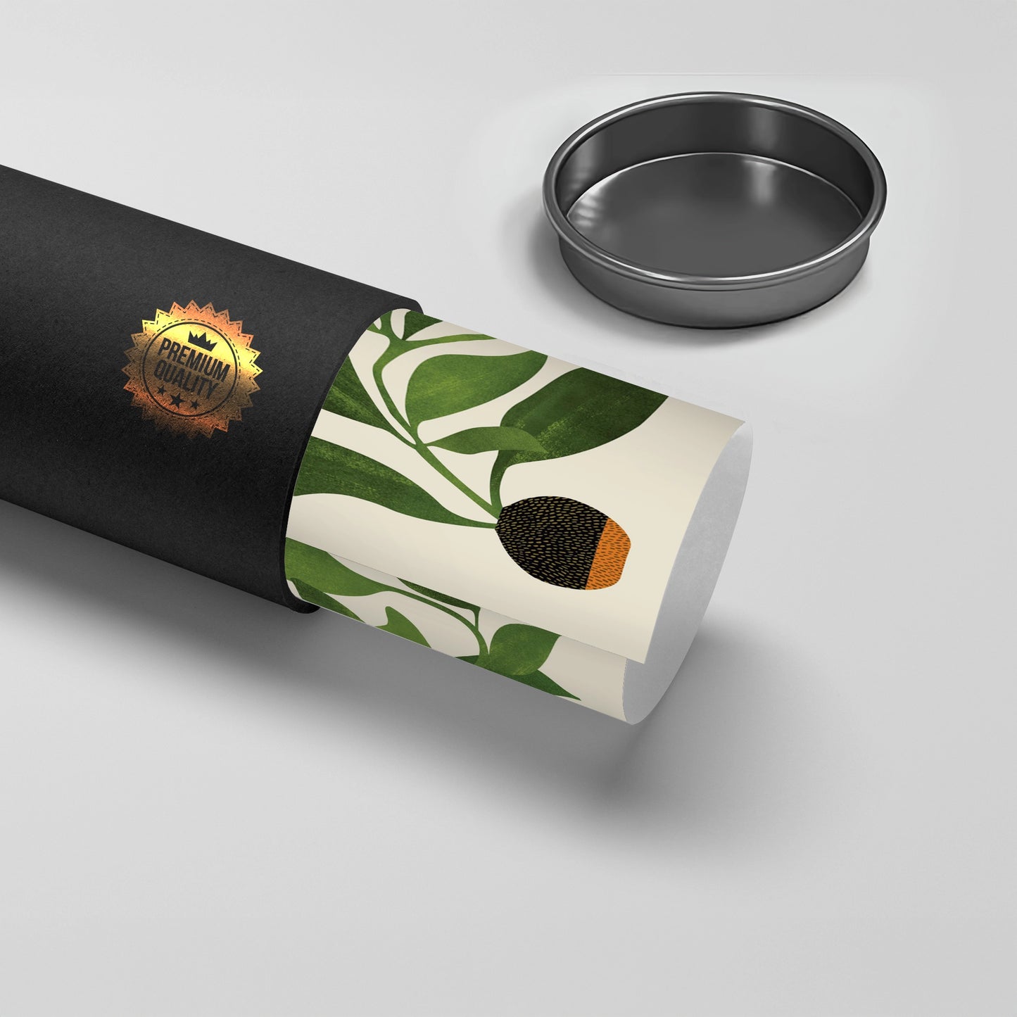 2Abstract Green Leaf - Poster