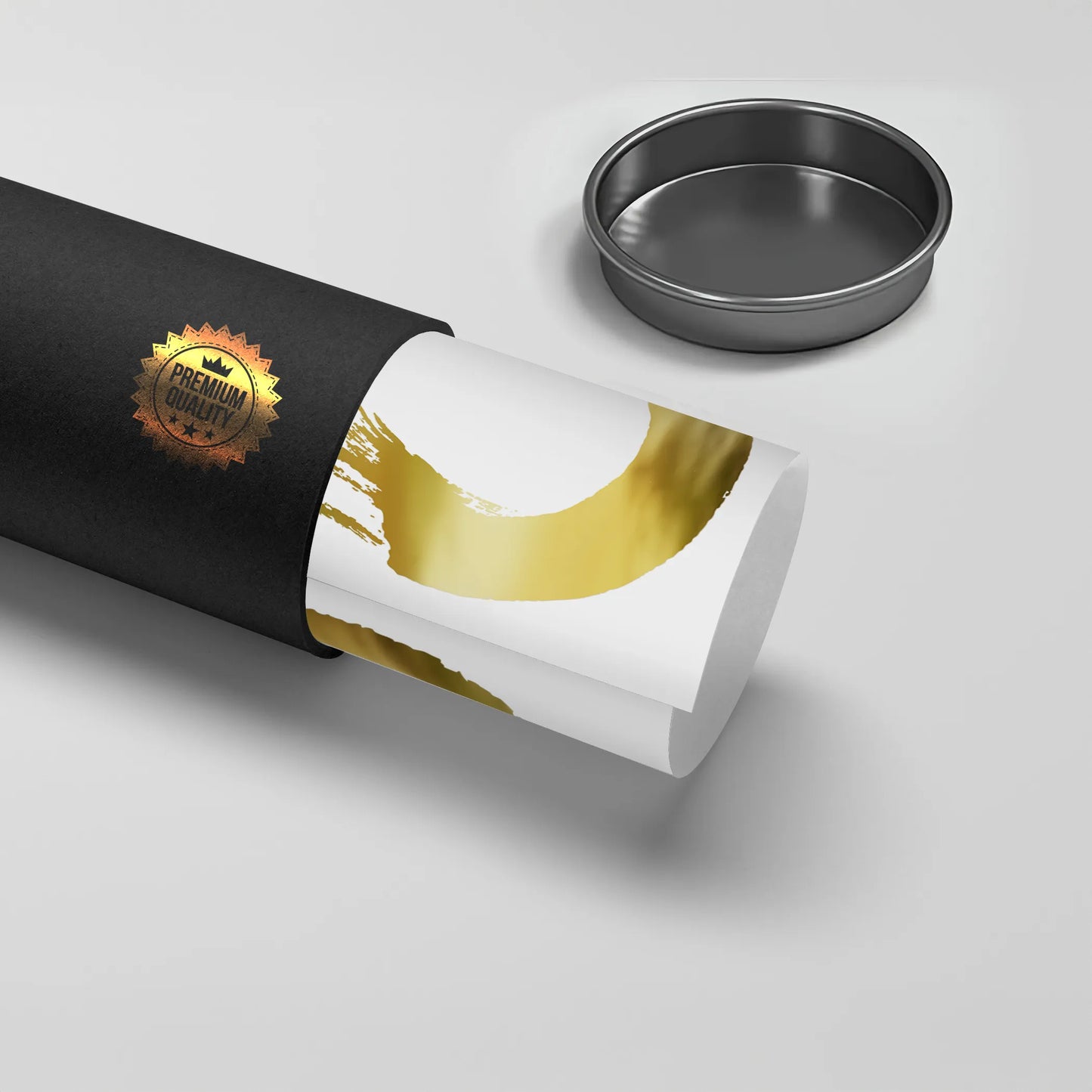 2Abstract Metallic Circle - Poster