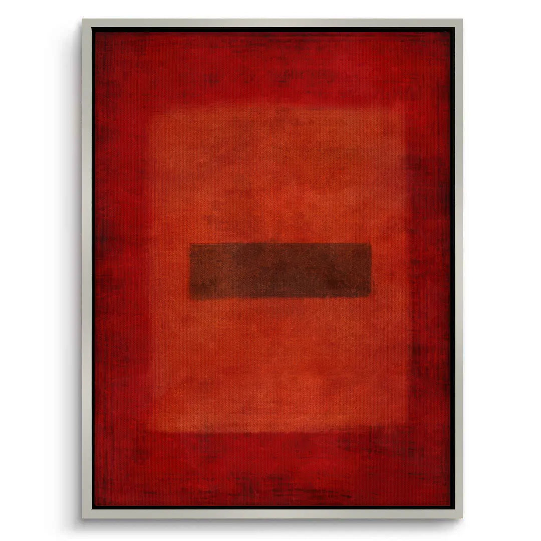 2Abstract Red Color Field  - Canvas