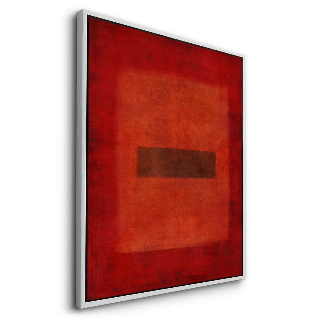 2Abstract Red Color Field  - Canvas
