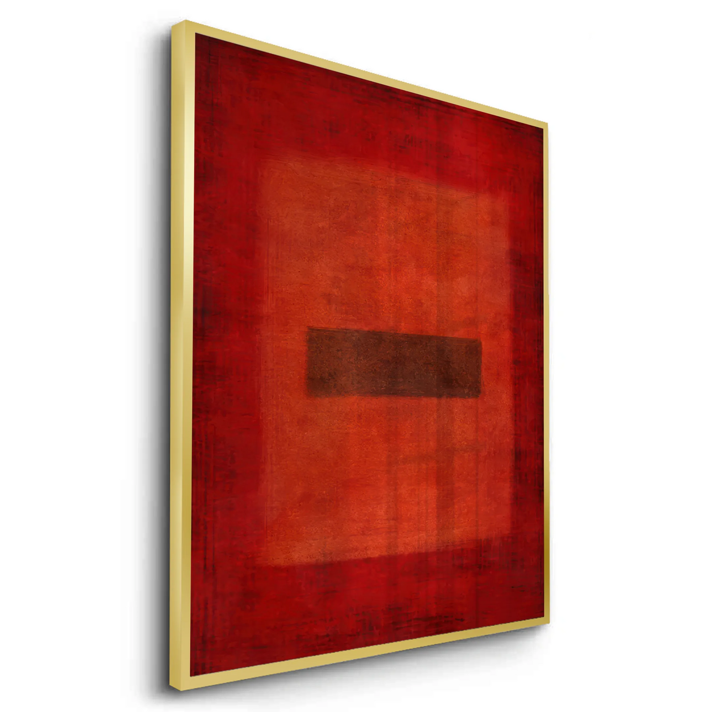 2Abstract Red Color Field - Fine Art