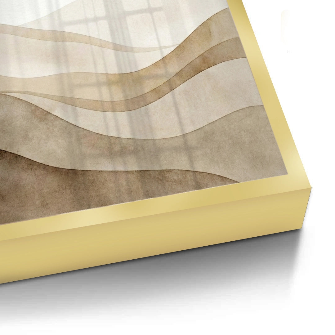 2Abstract Sand Dunes Watercolor - Fine Art