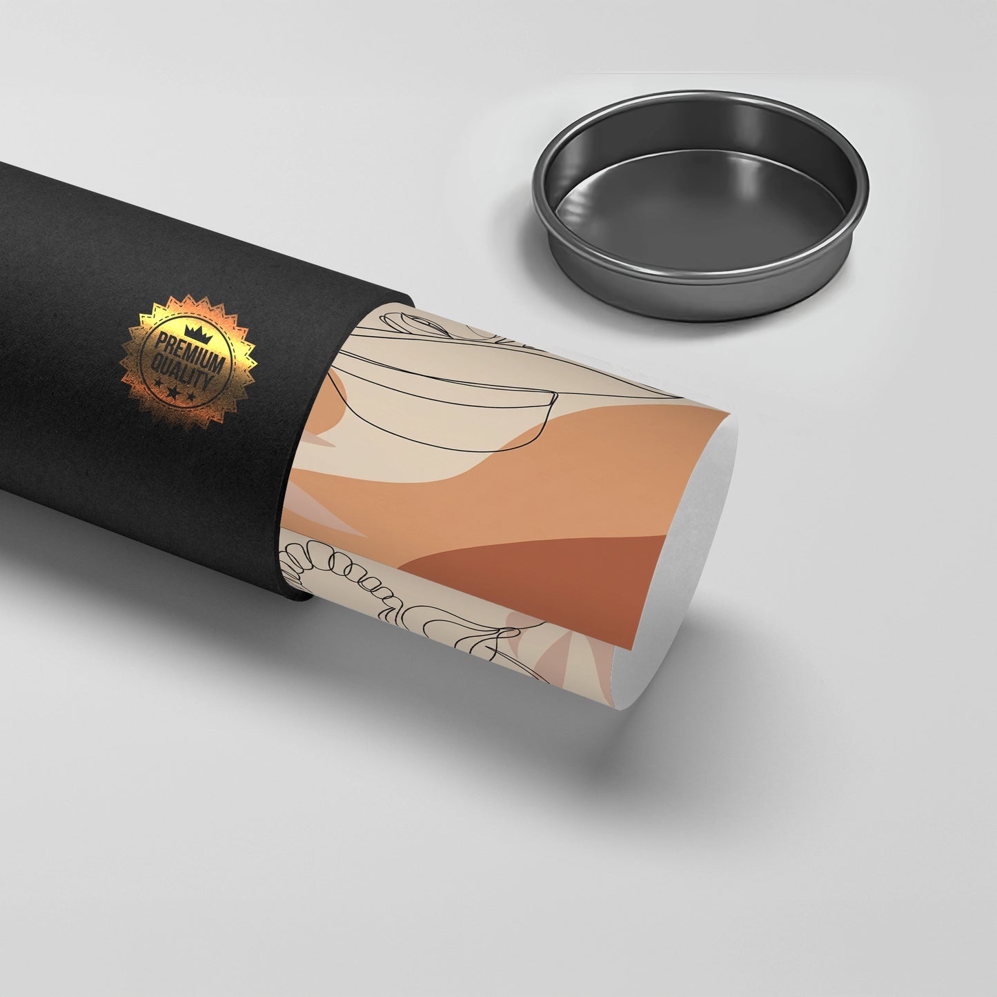 2Abstract Sun Hat Lady - Poster