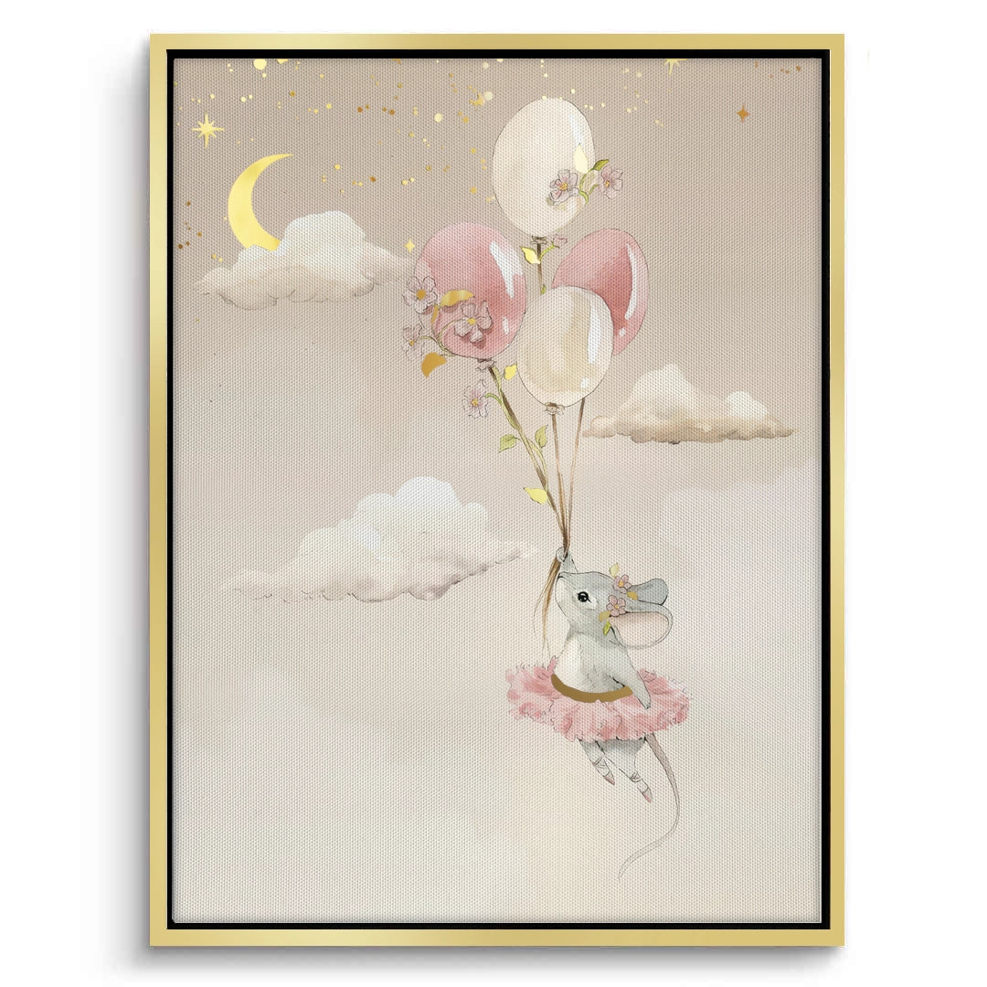 2Ballerina Animal Nursery Set of 3 - Canvas
