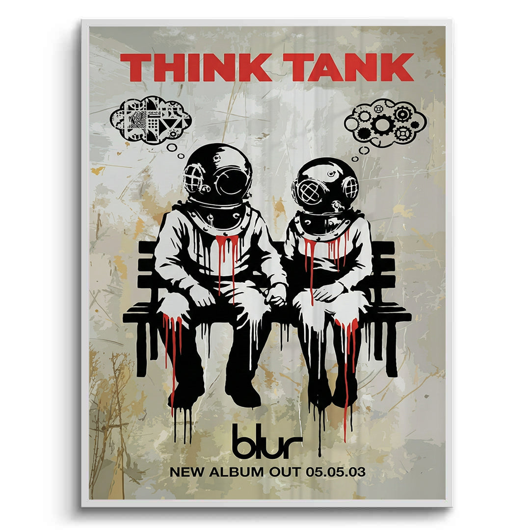 Banksy Blur Think Tank - Fine Art - Jasmineart.ae