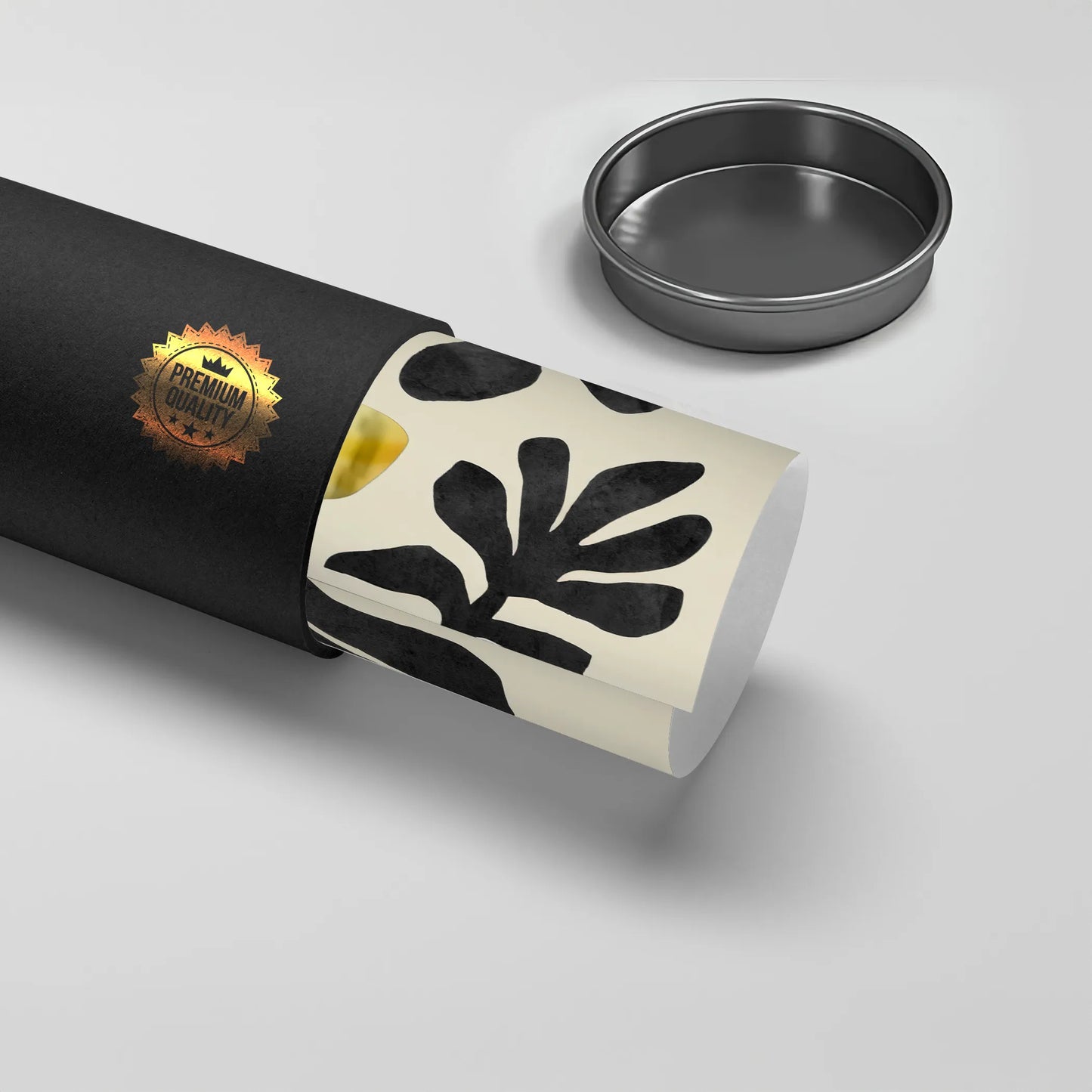 2Black and Gold Botanical Set of 2 - Poster