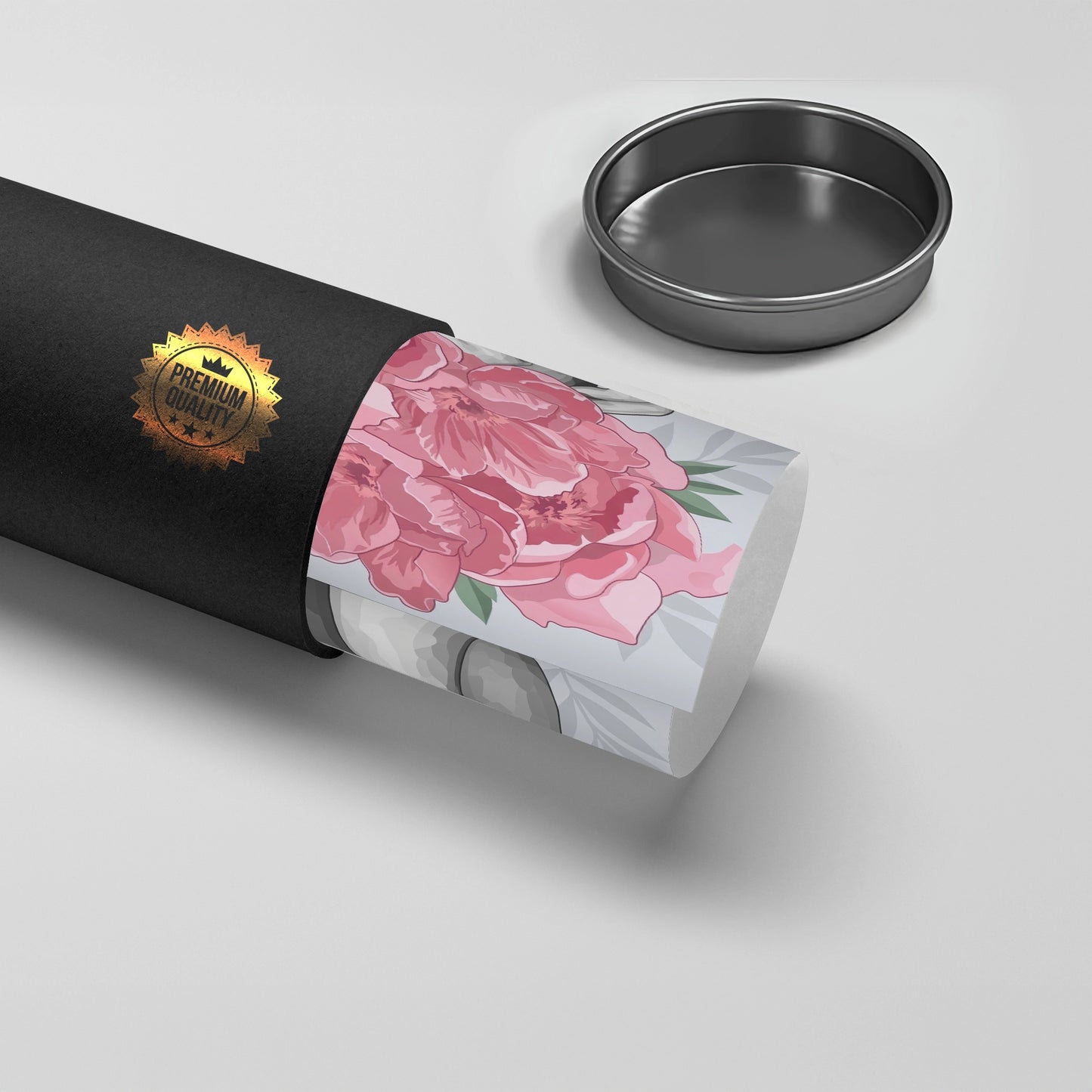 2Blushing Peonies Female Portrait - Poster