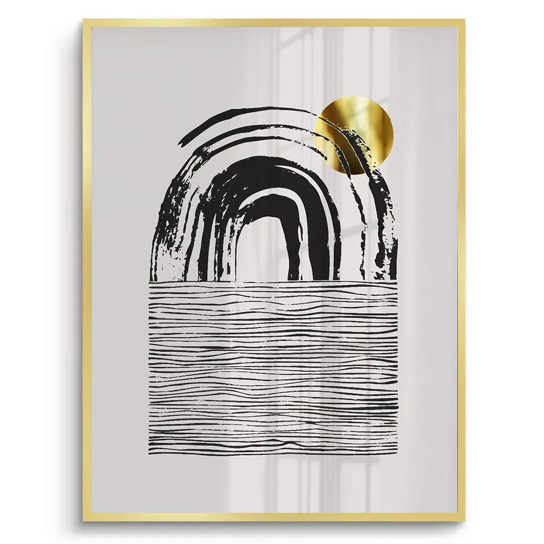 2Bohemian Brushstroke Set of 2 - Fine Art