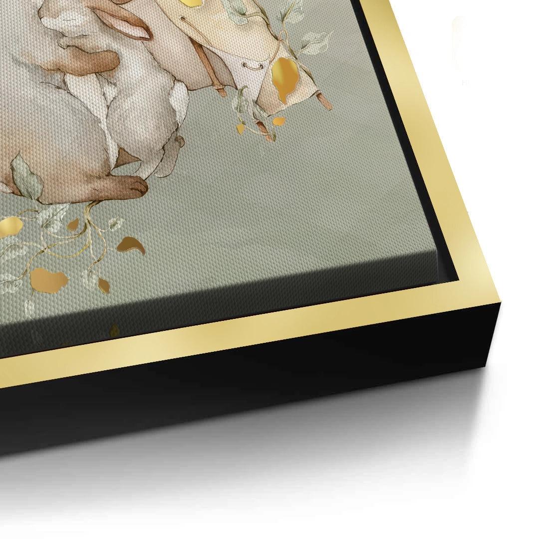 2Boho Bunny Love - Canvas