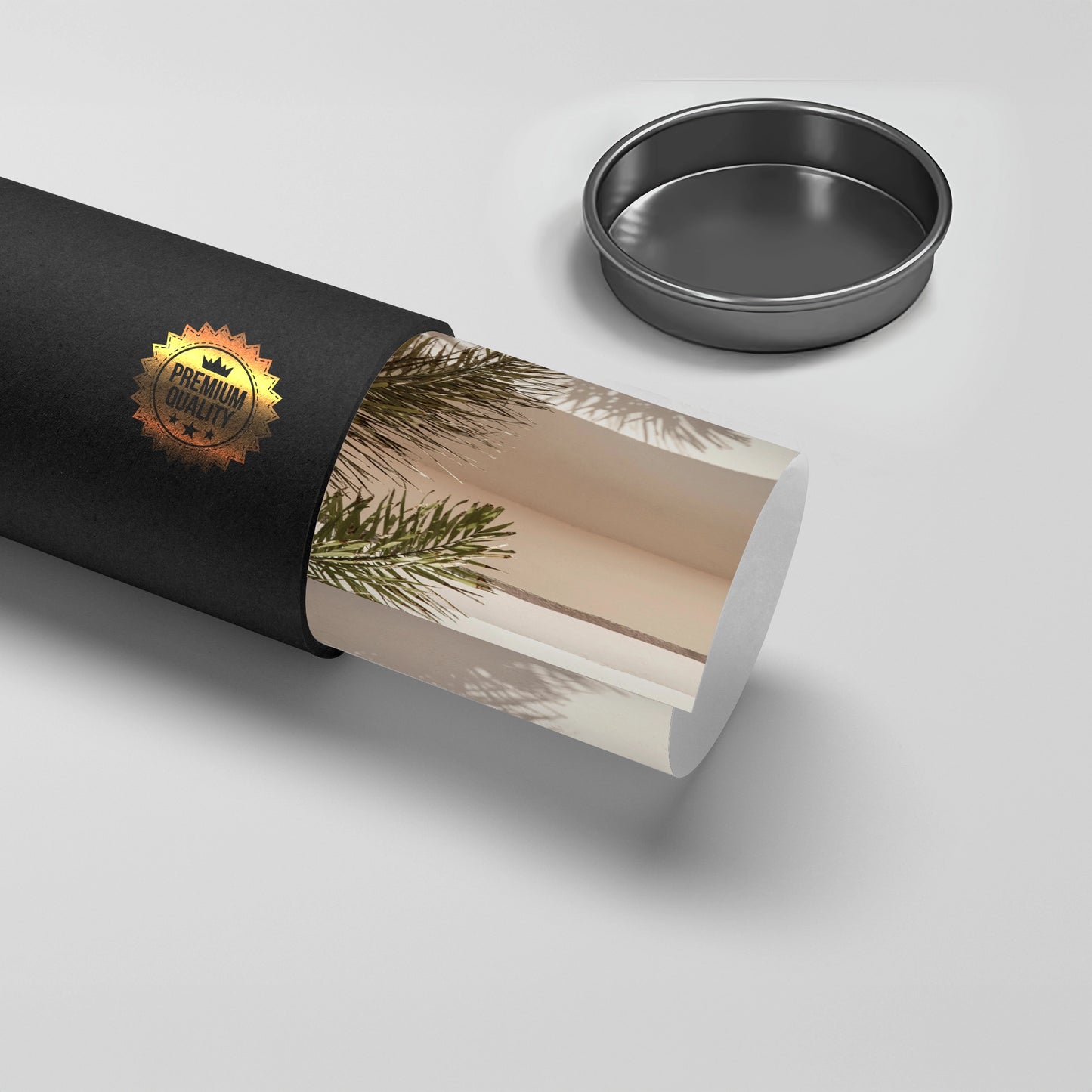 2Boho Desert Chic Palm Leaf - Poster - Jasmineart.ae