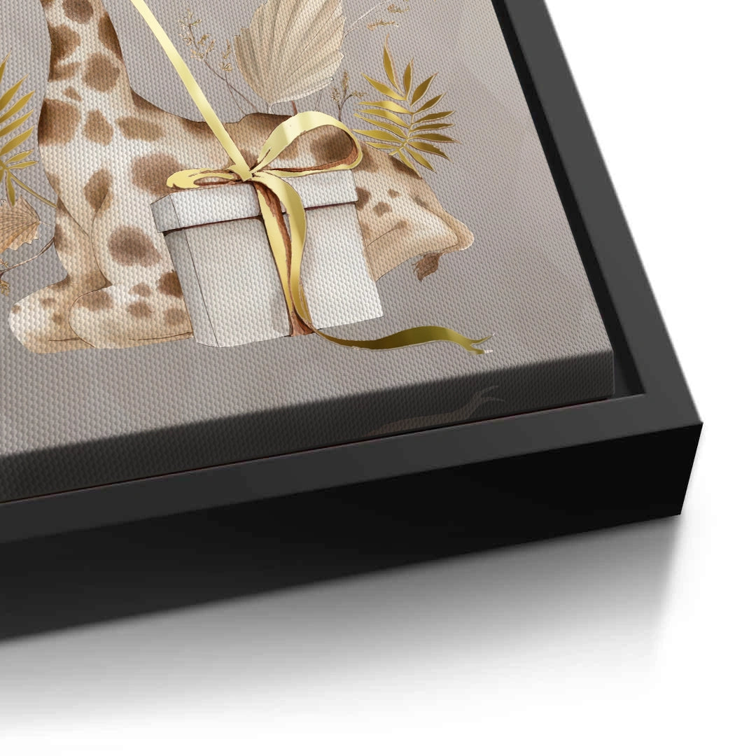 2Boho Giraffe  - Canvas