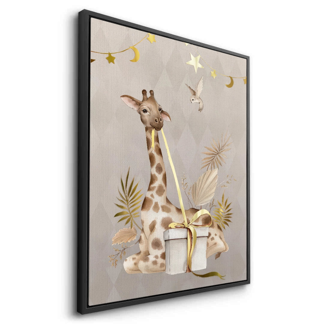2Boho Giraffe  - Canvas