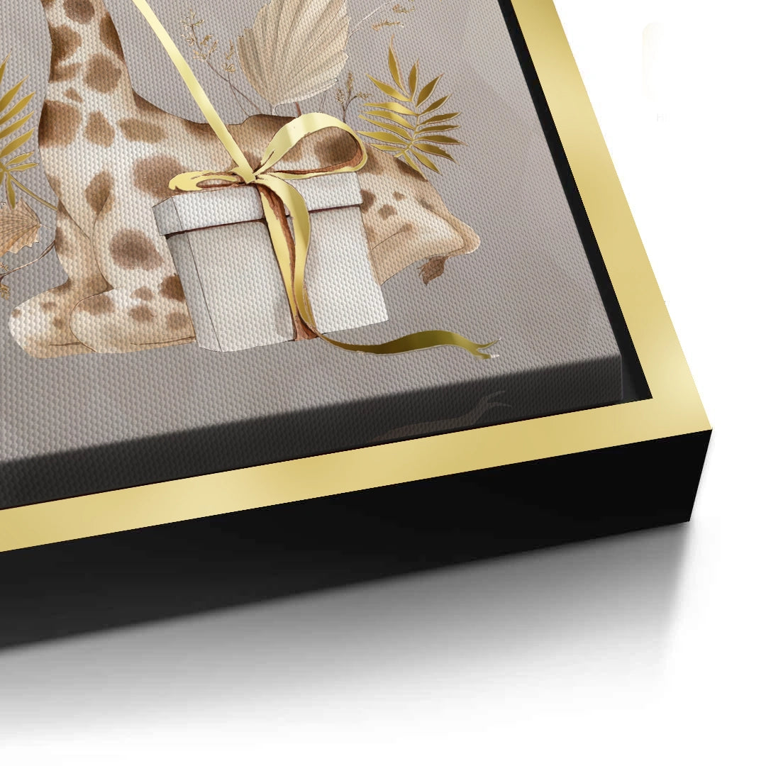 2Boho Giraffe  - Canvas