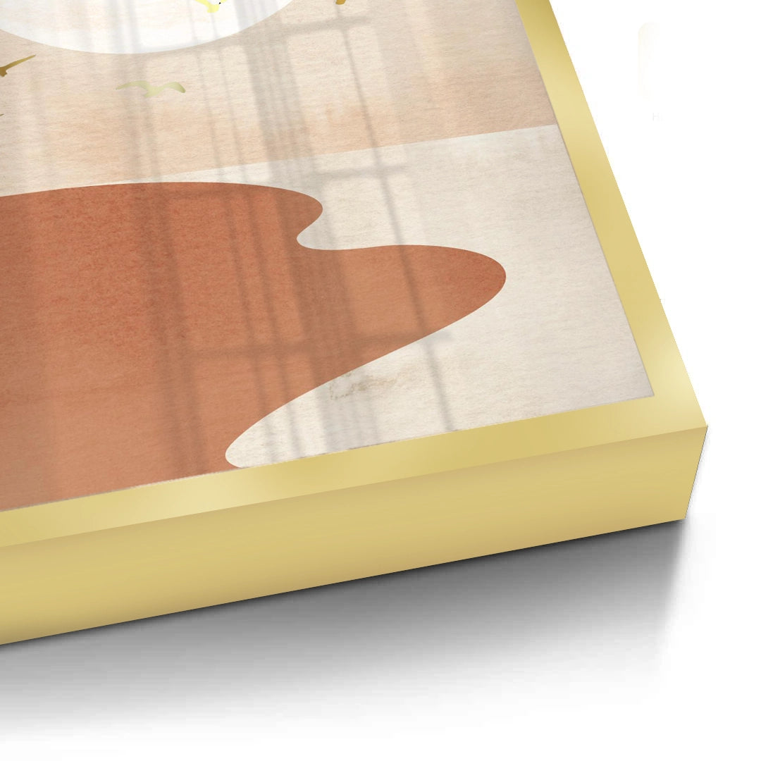 2Boho Gold Birds - Fine Art