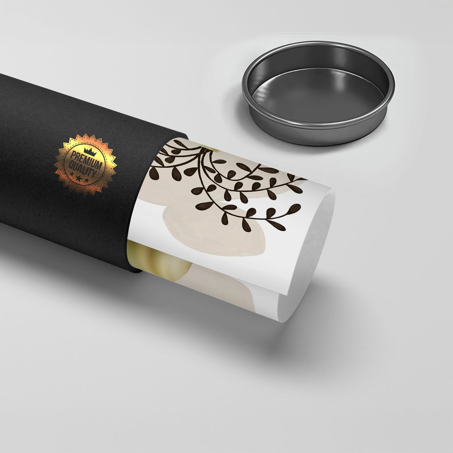 2Boho Gold Pot and Vine - Poster