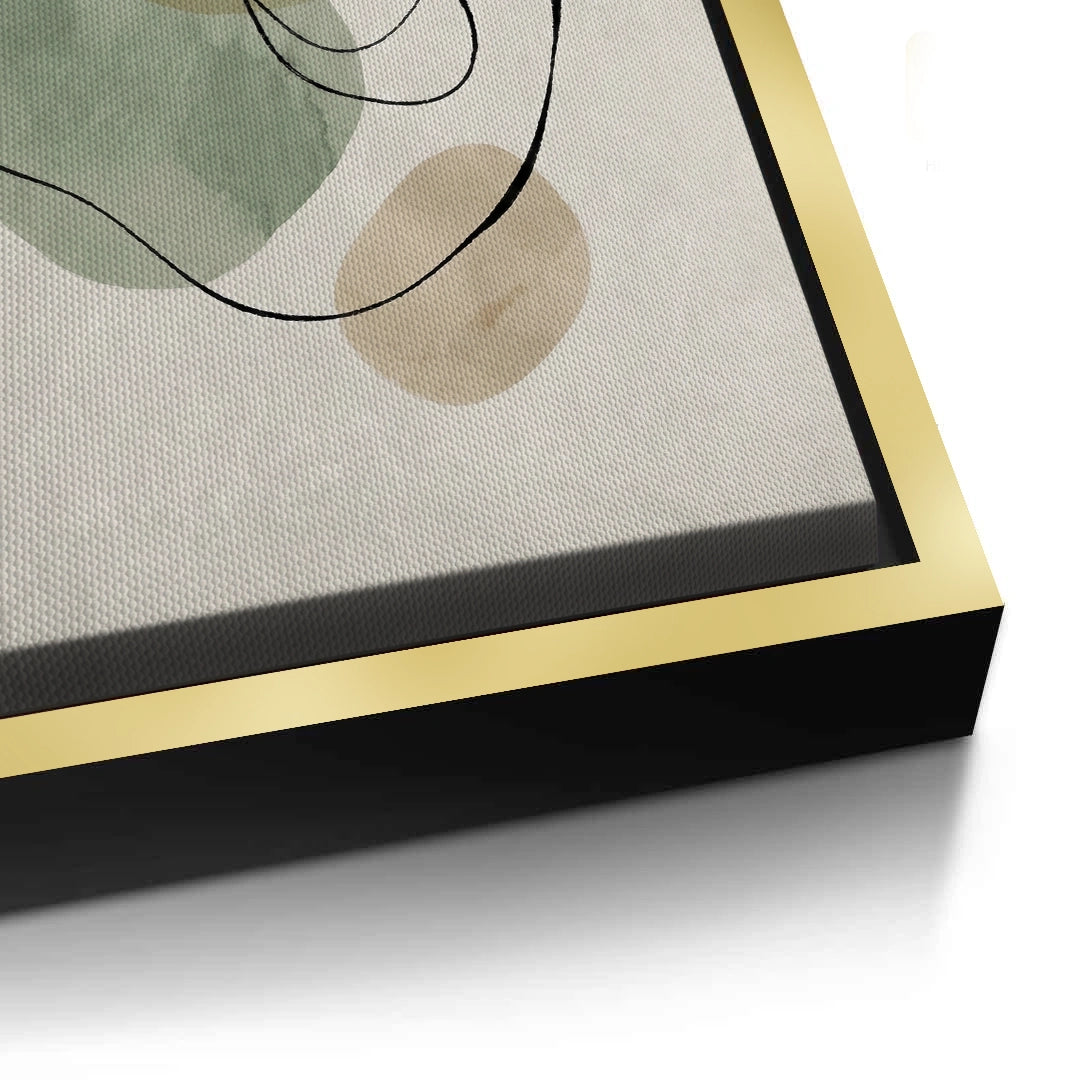 2Calming Neutral Abstract - Canvas