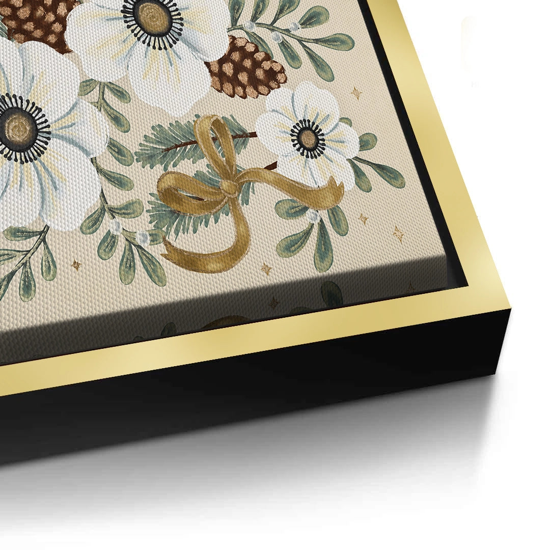 2Christmas Floral - Canvas