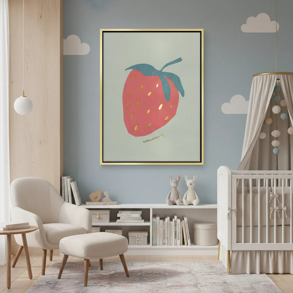 2Cute Strawberry - Canvas