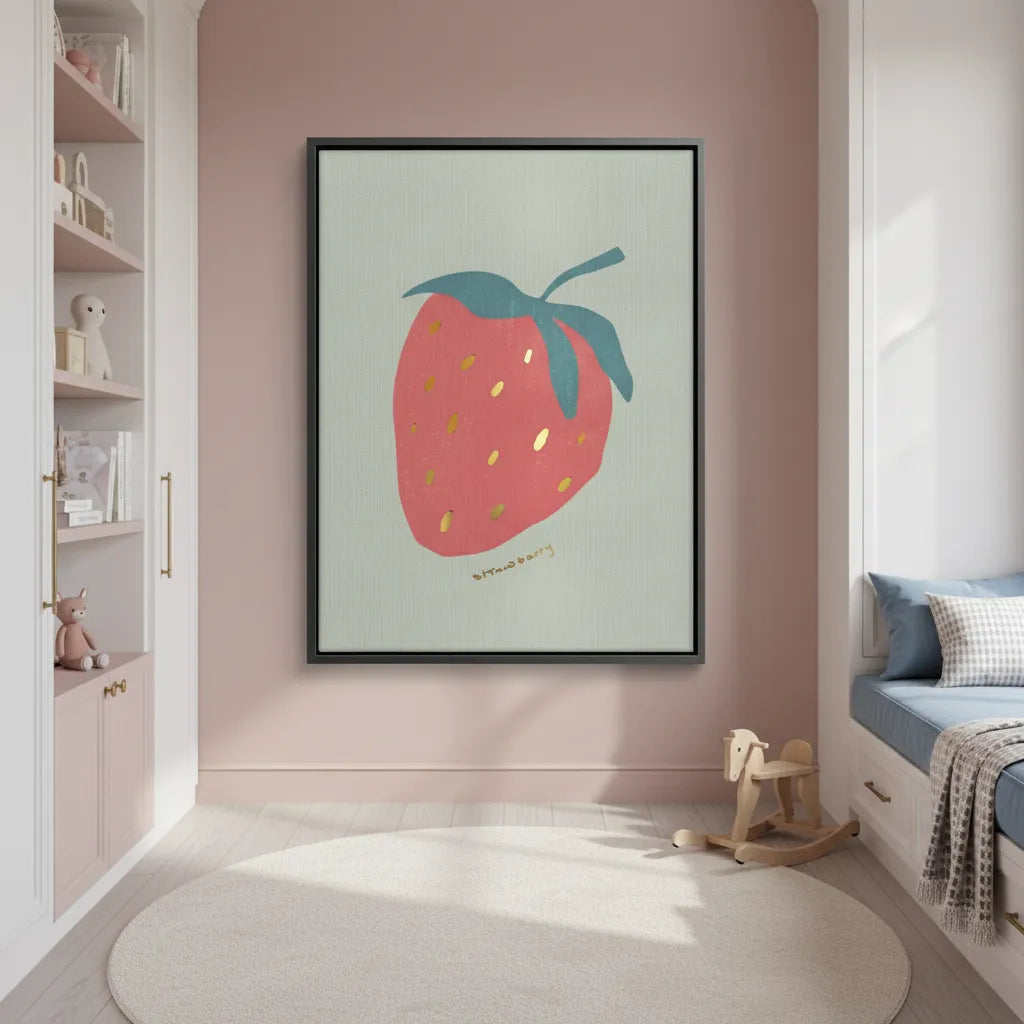 2Cute Strawberry - Canvas
