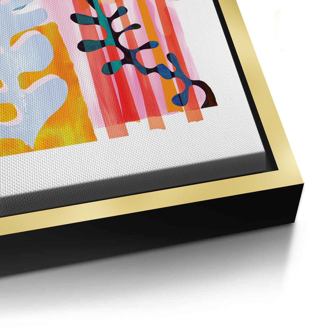 2Danish Pastel Aesthetic Abstract - Canvas