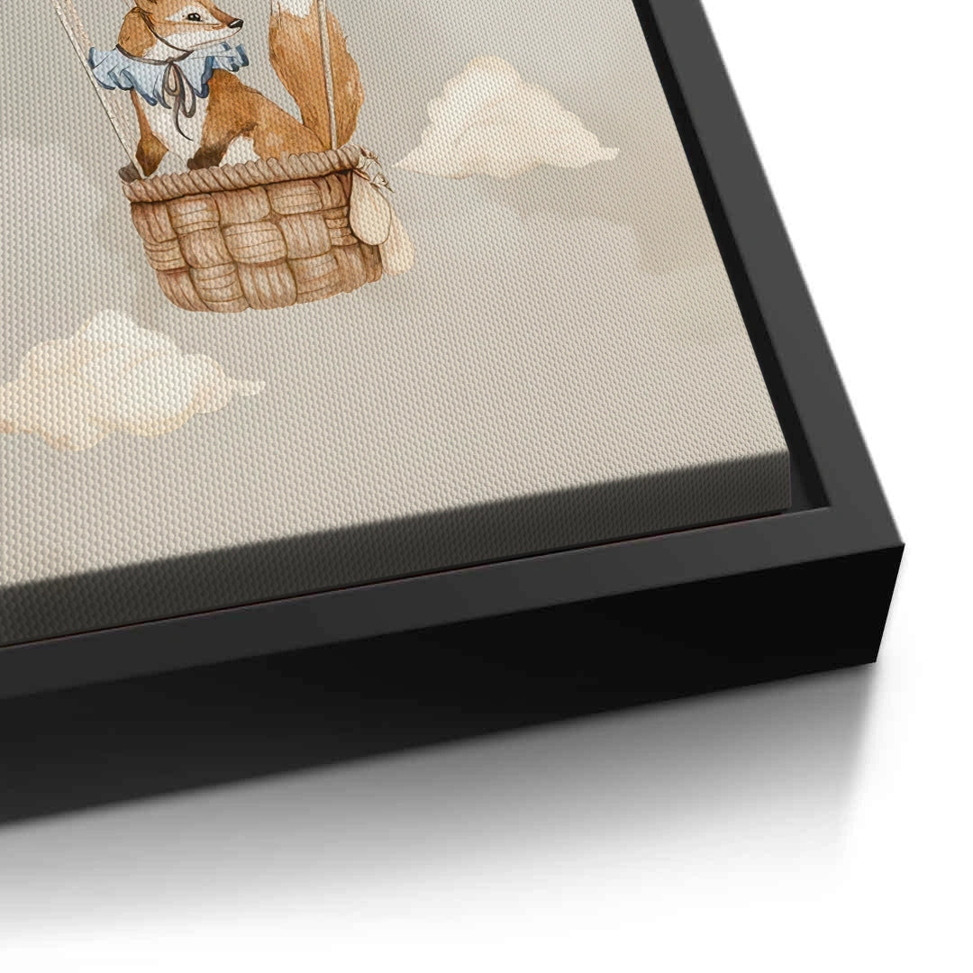 2Dreamy Fox and Deer Balloon Set of 2 - Canvas