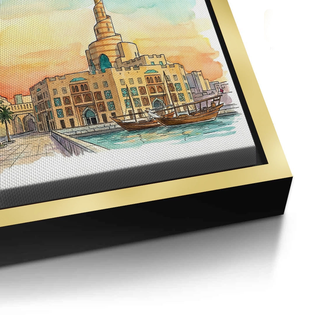 2Fanar Mosque - Canvas