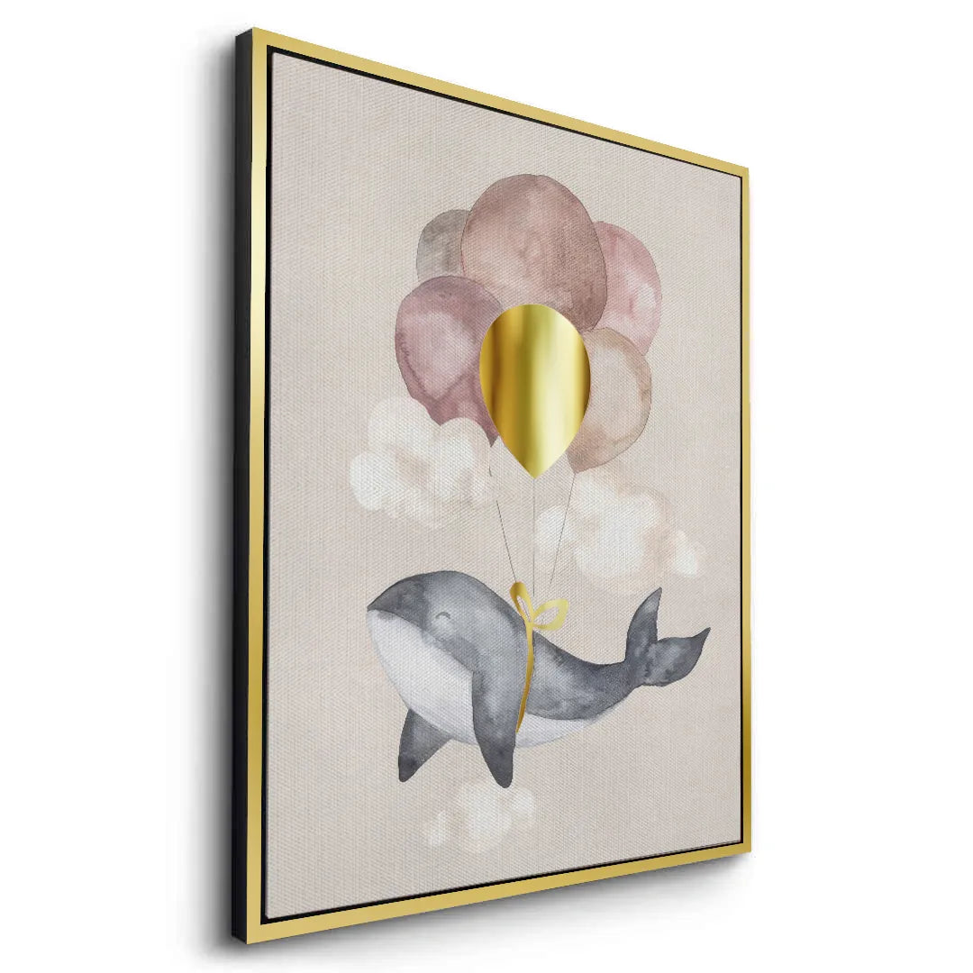 2Flying Whale- Canvas