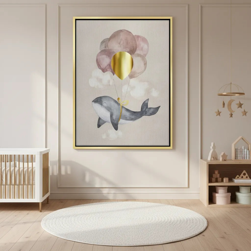 2Flying Whale- Canvas