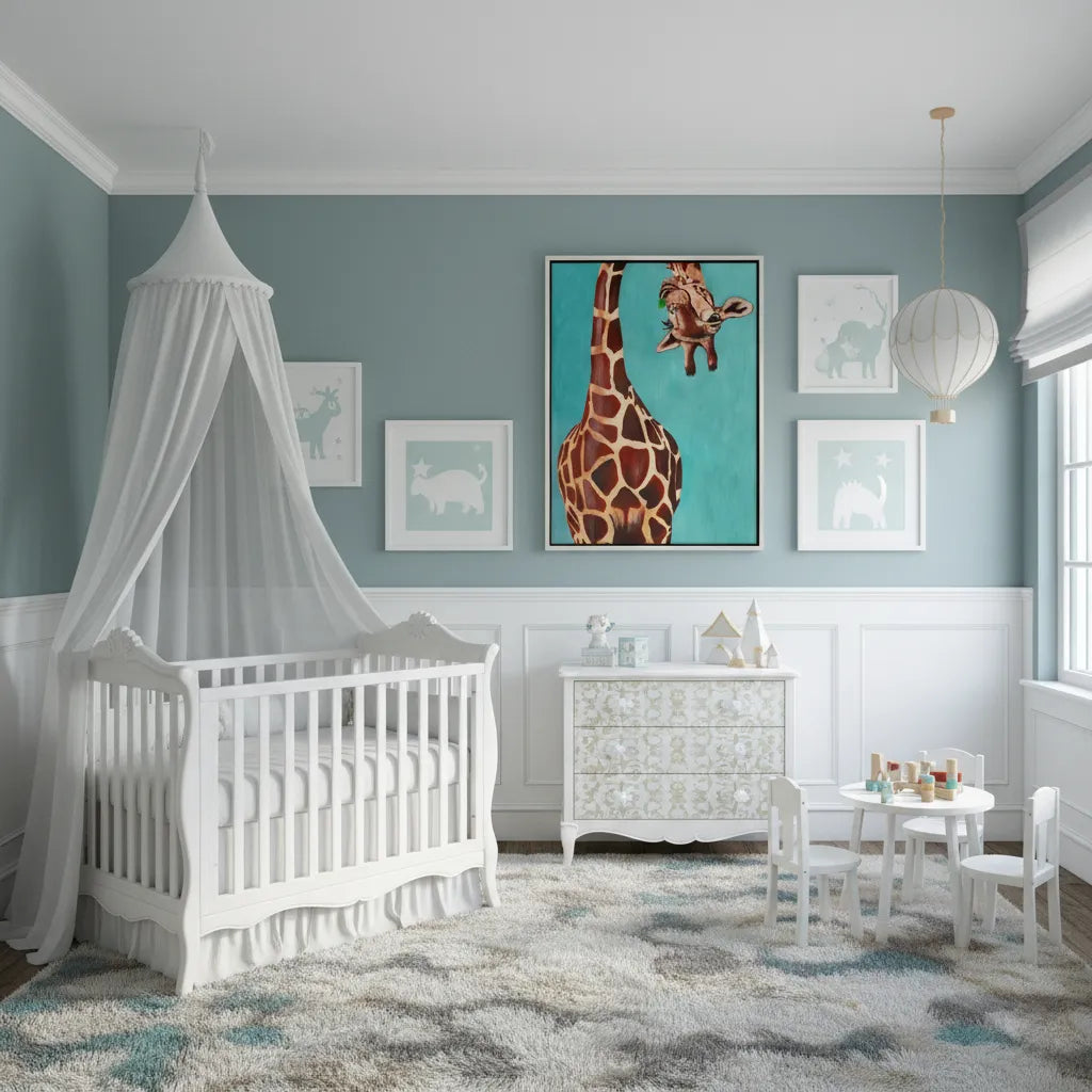 2Funny Giraffe - Canvas