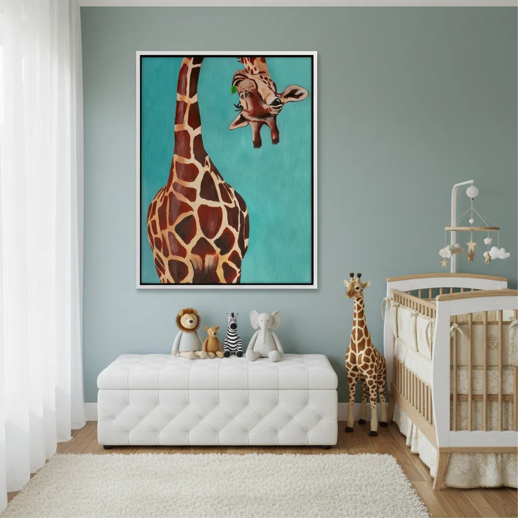 2Funny Giraffe - Canvas
