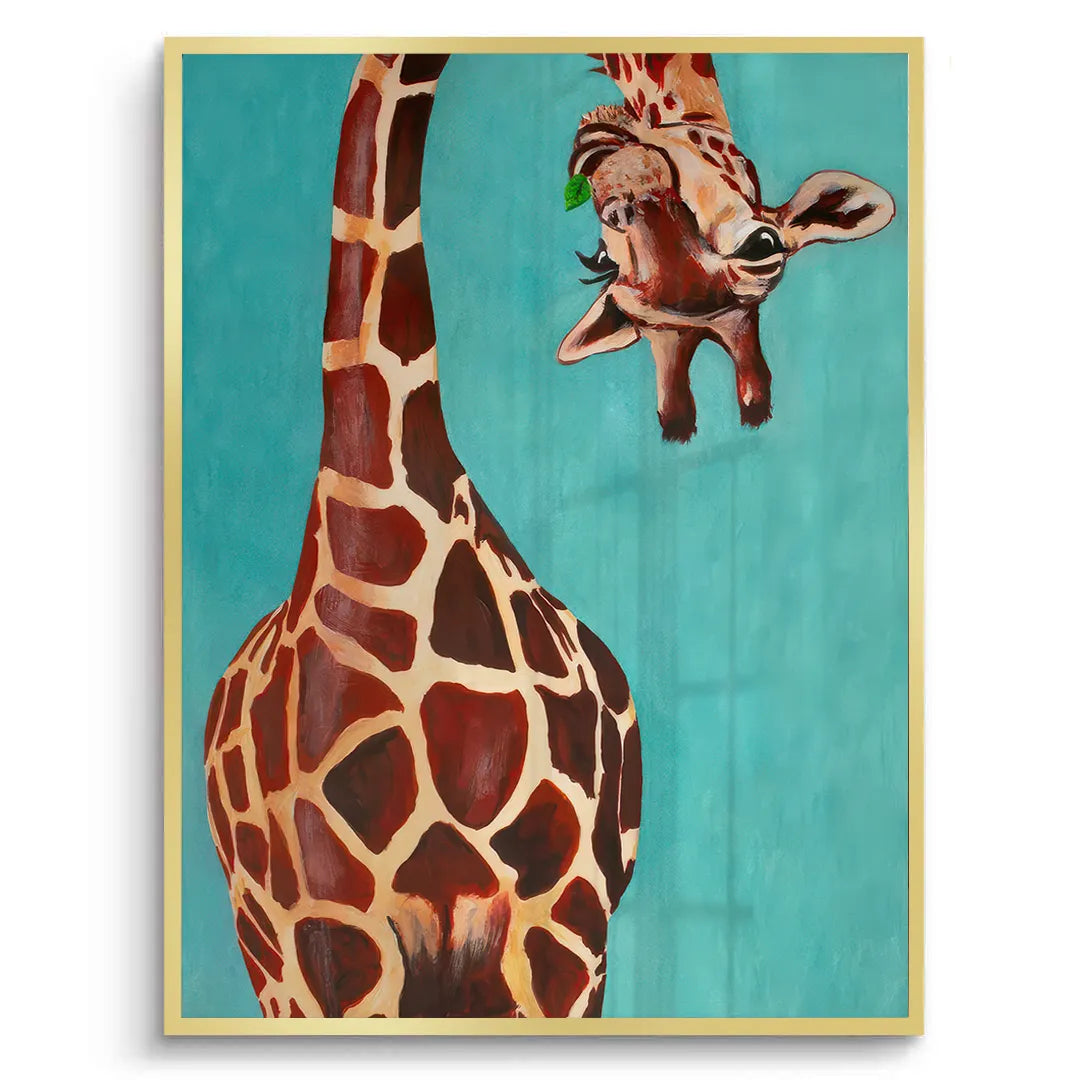 2Funny Giraffe- Fine Art