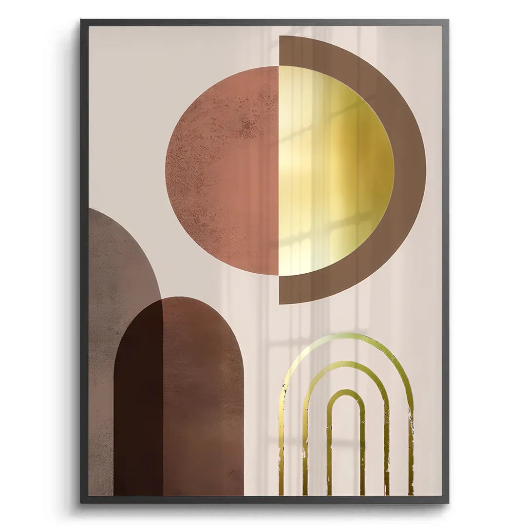 2Geometric Abstract Set 2 - Fine Art