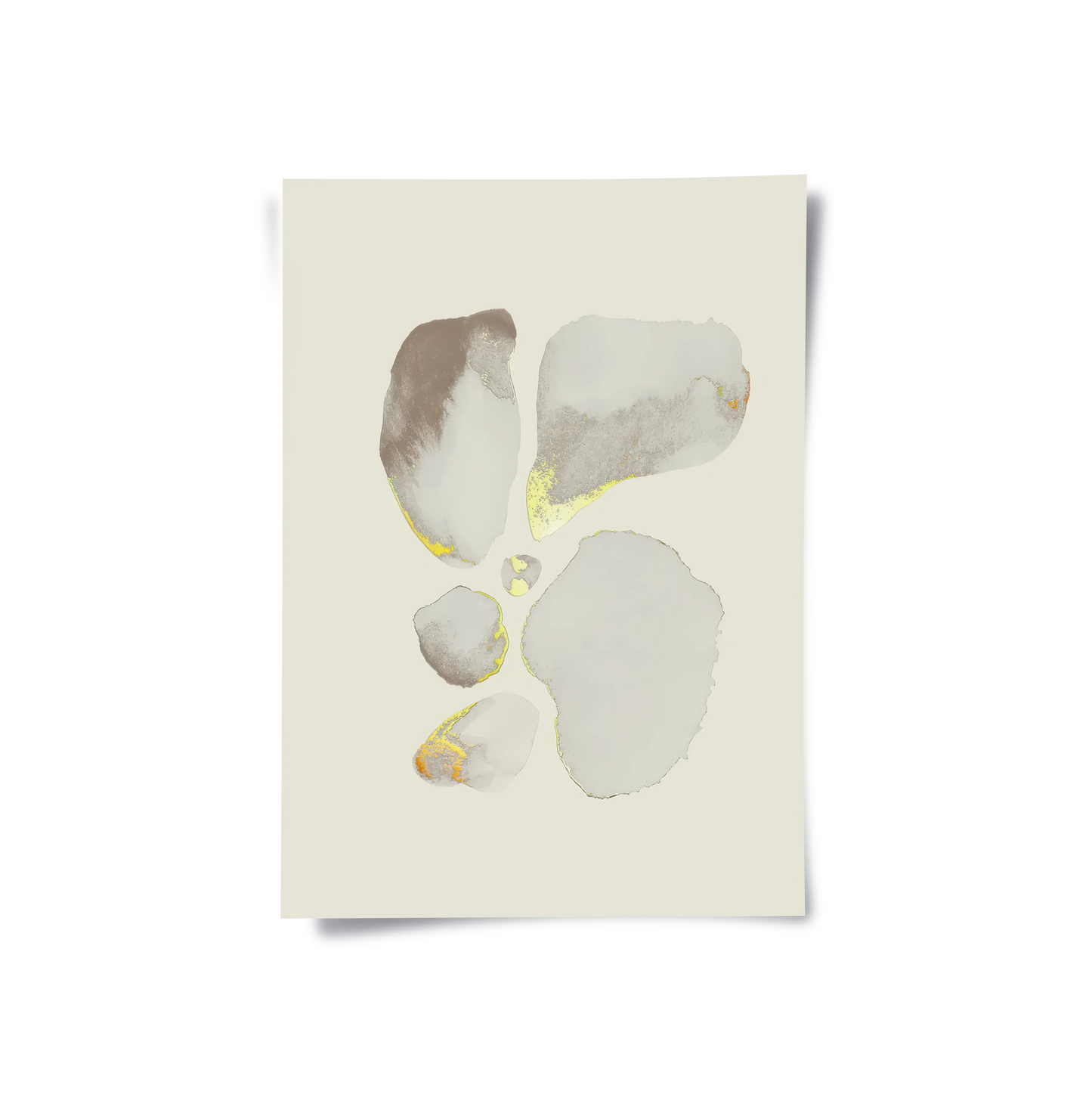 2Geometric Earth Tones Set of 2 - Poster