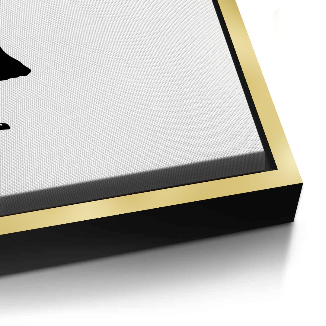 2Girl Reaching for Peace Heart Balloon - Canvas