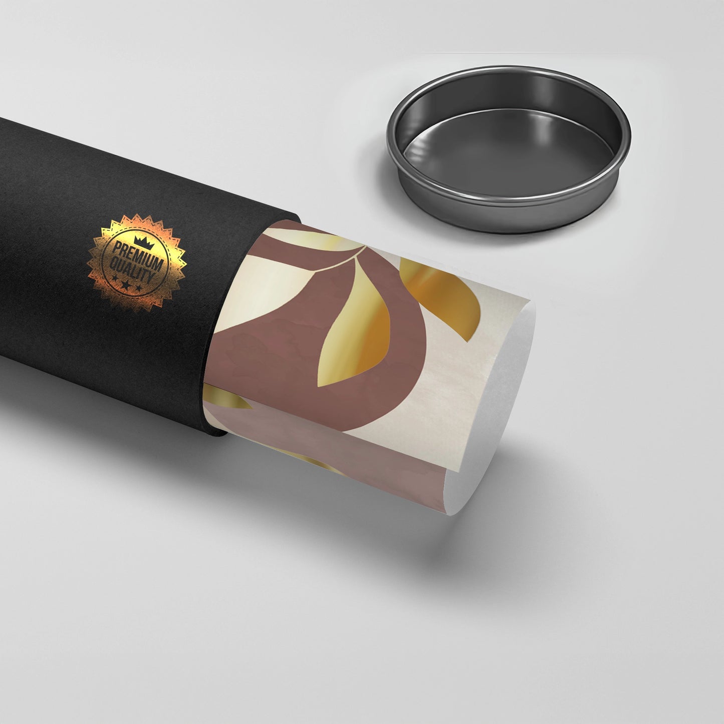 2Gold Leaf Abstract - Poster