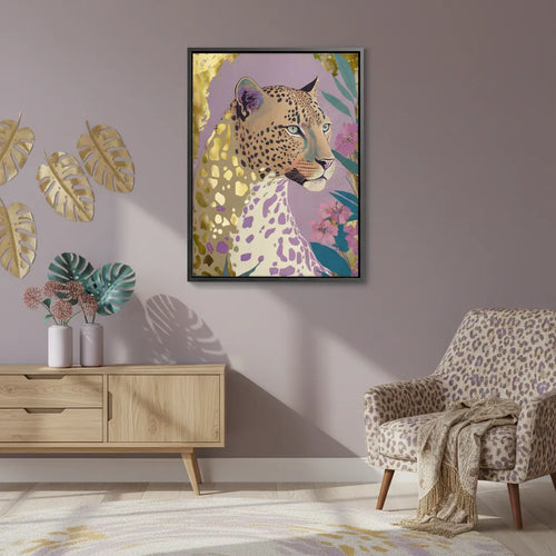 Golden Leopard - Canvas