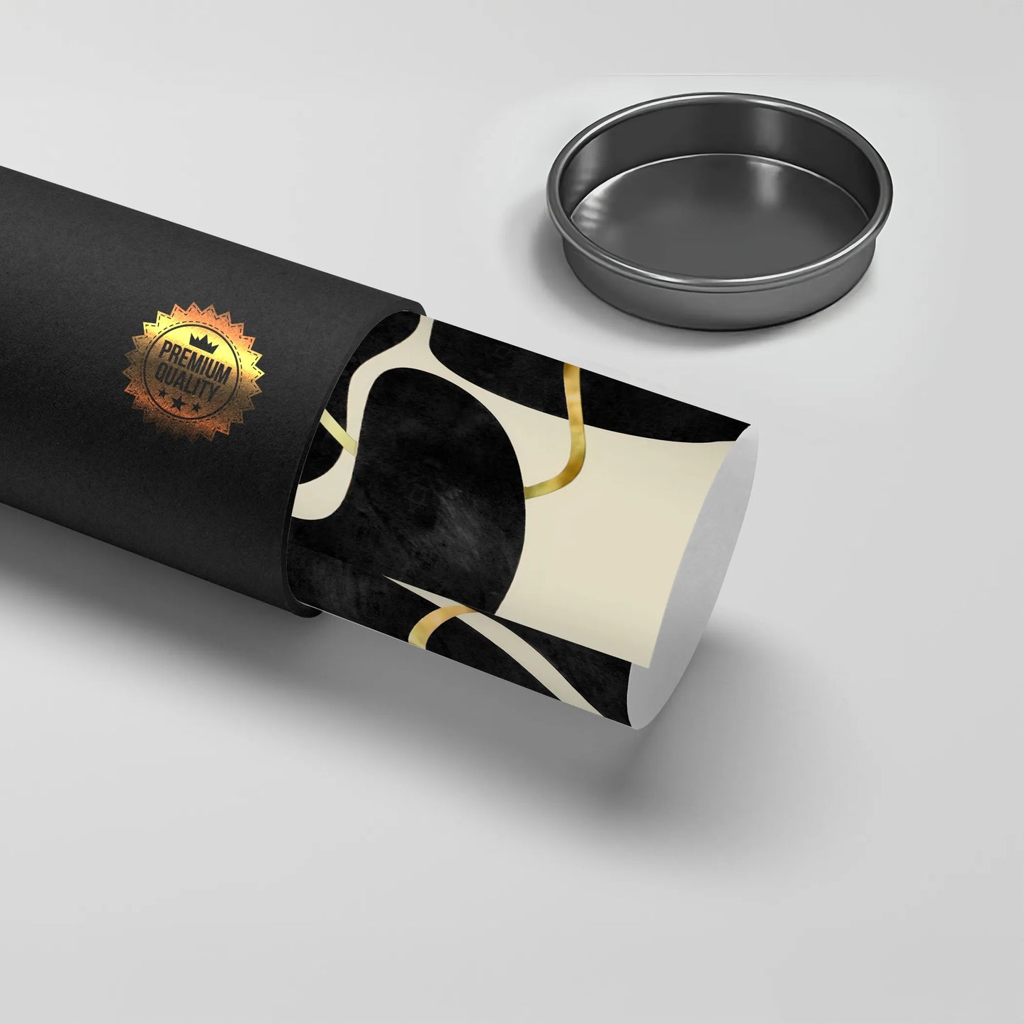 2Golden Meander Set of 2 - Poster