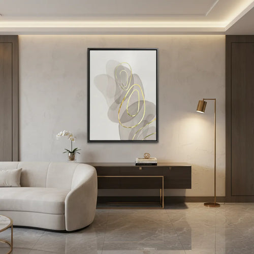 Golden Trace - Canvas