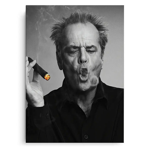 Jack Nicholson Cigar - Canvas