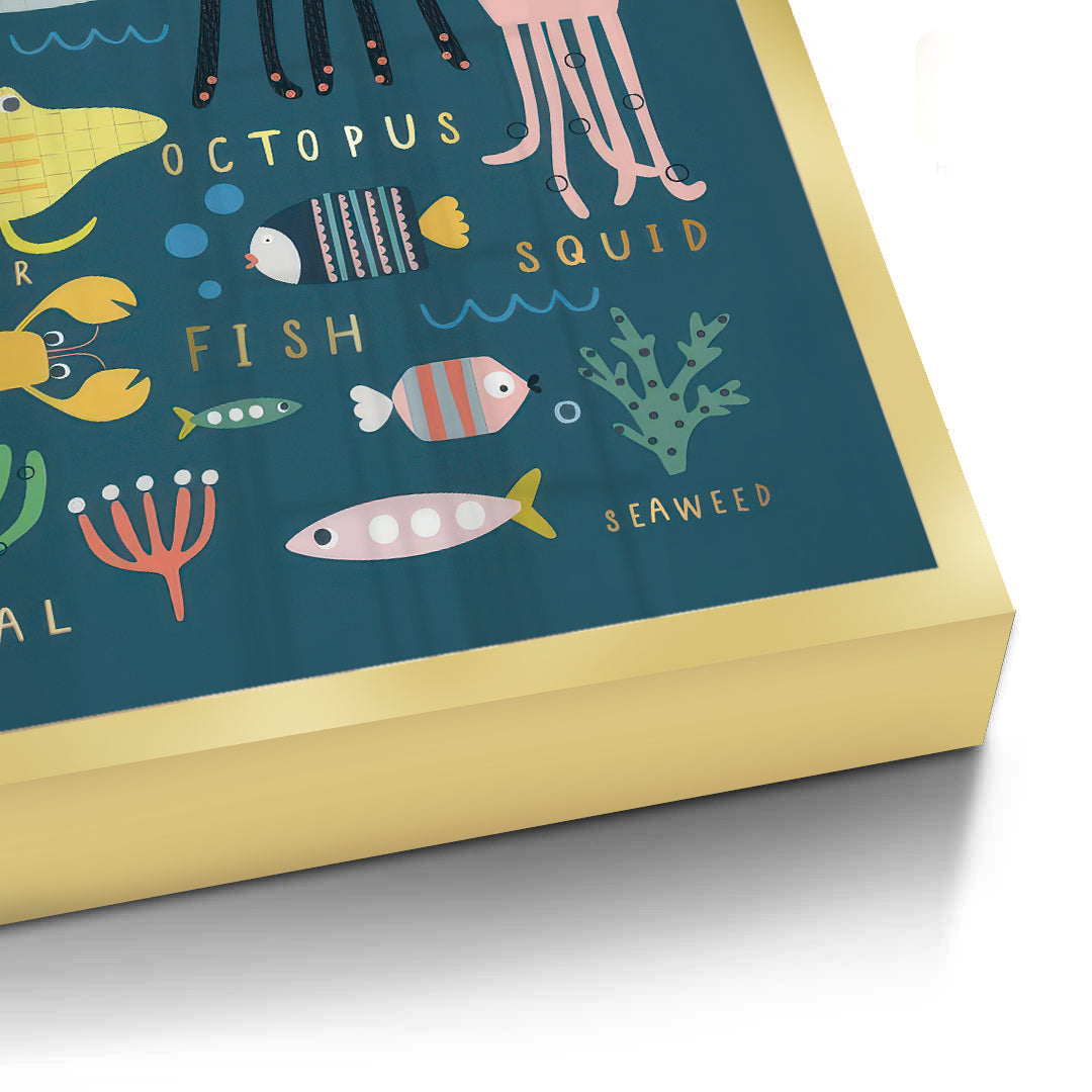 2Kids Educational Sea Animals - Fine Art