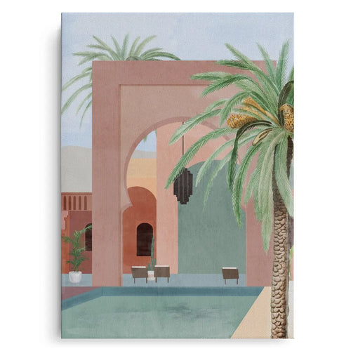 Marrakech Oasis - canvas