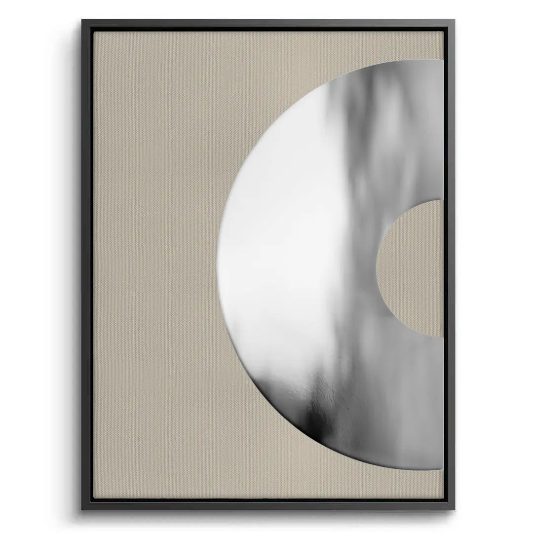 2Metallic Split Circle Set of 2 - Canvas