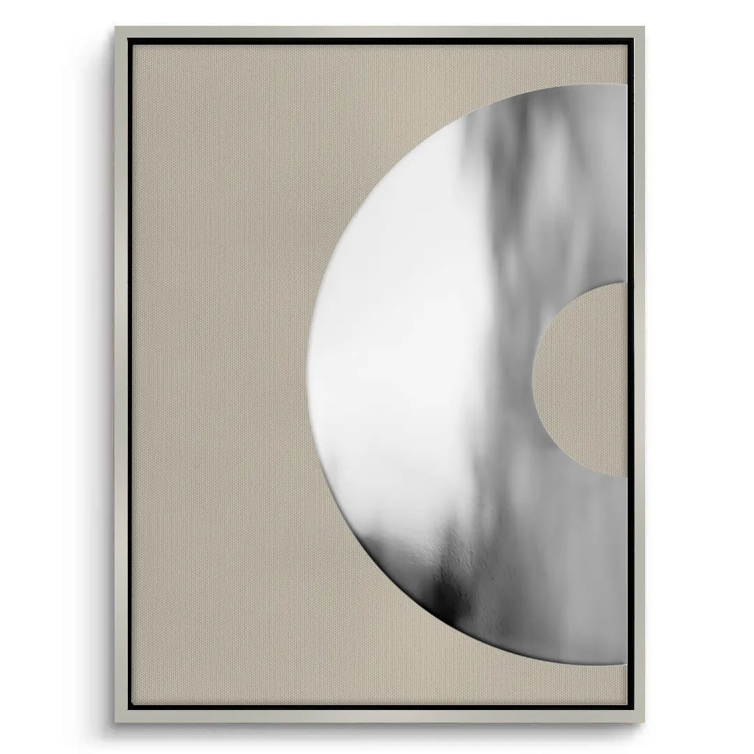 2Metallic Split Circle Set of 2 - Canvas