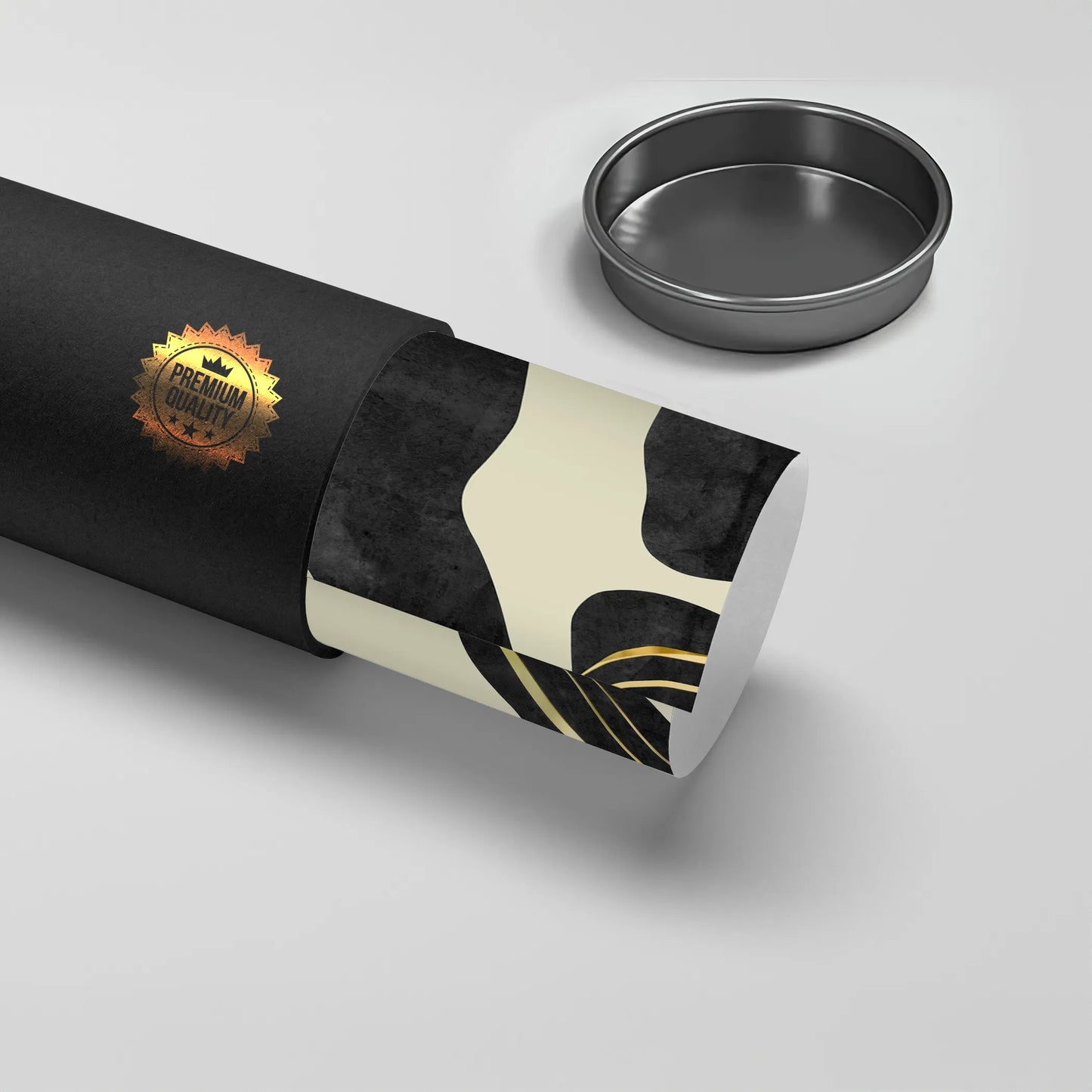 2Minimalist Black and Gold Set of 2 - Poster