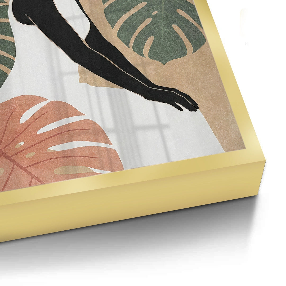 2Minimalist Botanical Woman - Fine Art