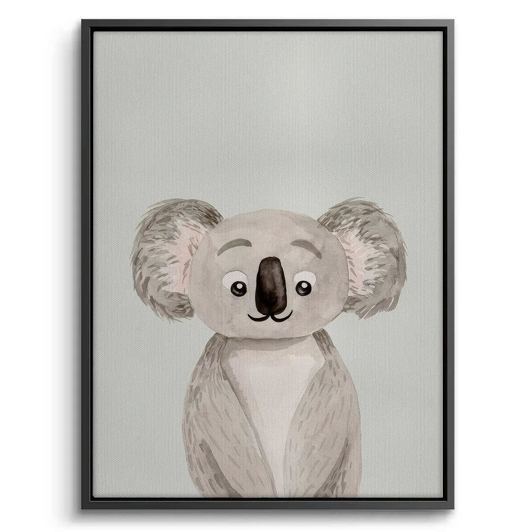 2Minimalist Koala Bear - Canvas
